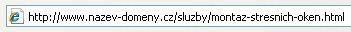 URL adresa statická