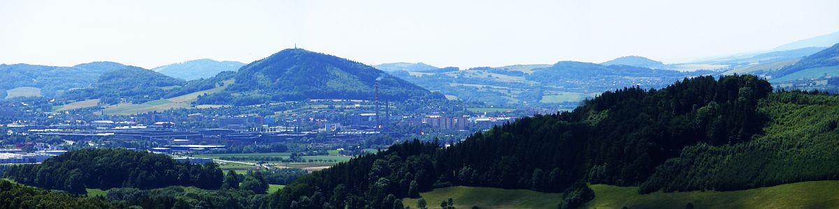 Panoramatický snímek Kopřivnice