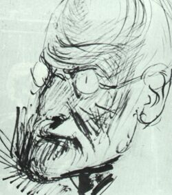 Freud - skica od Dalliho