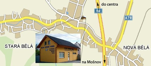 Mapa - Dubina CZ s.r.o., Junácká 416, Ostrava-Stará Bělá